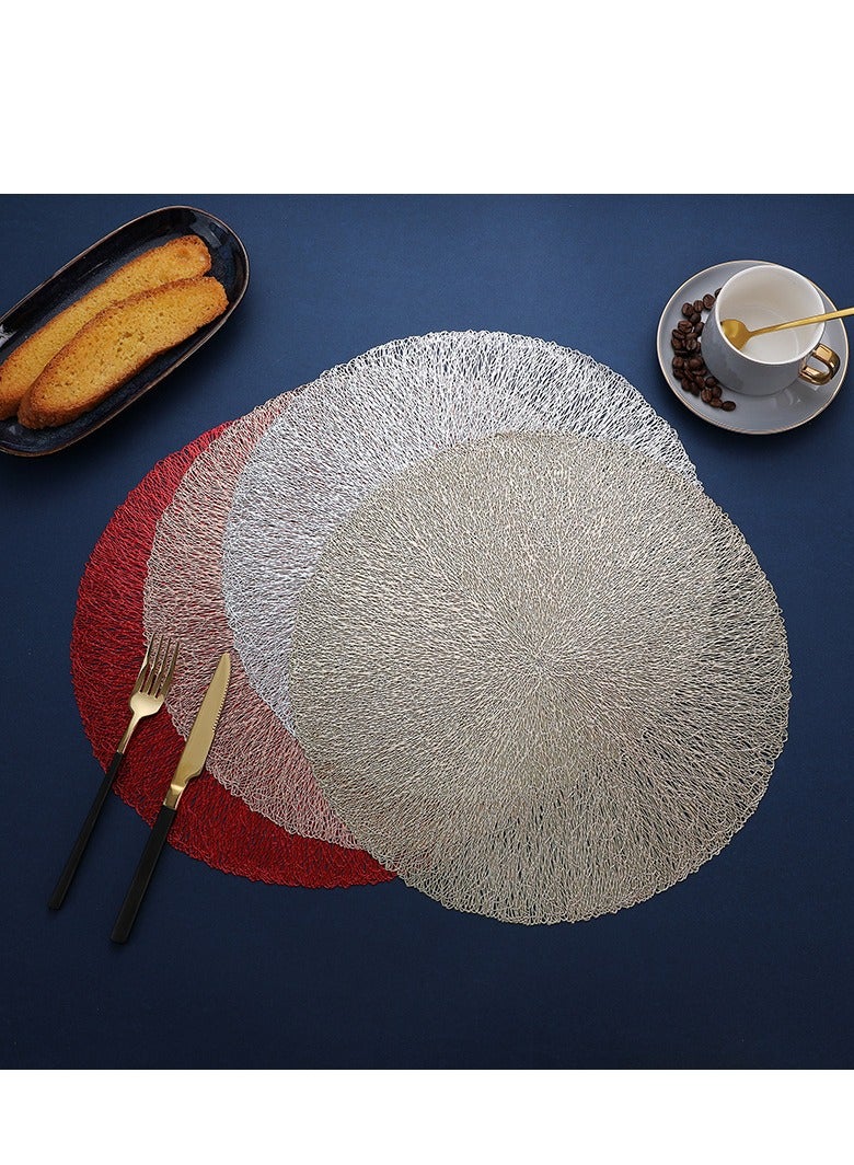 1-Piece Placemat 38CM Large Size Placemats and Coasters Combo-Table Placemats for Dining - Image 5