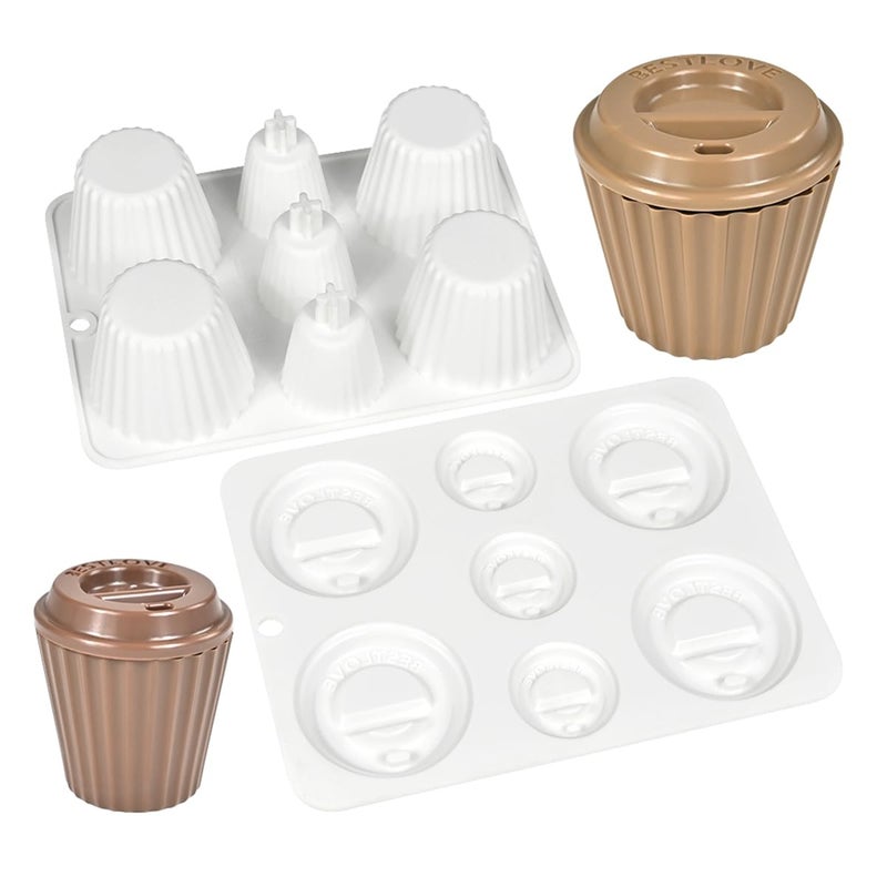 mostsom Cylinder Cup Shape Mousse Cake Mold For Making Chocolate Muffin Ice Shot Glass Mould Kitchen Baking Tool (D_ Curve Cup) - Image 4