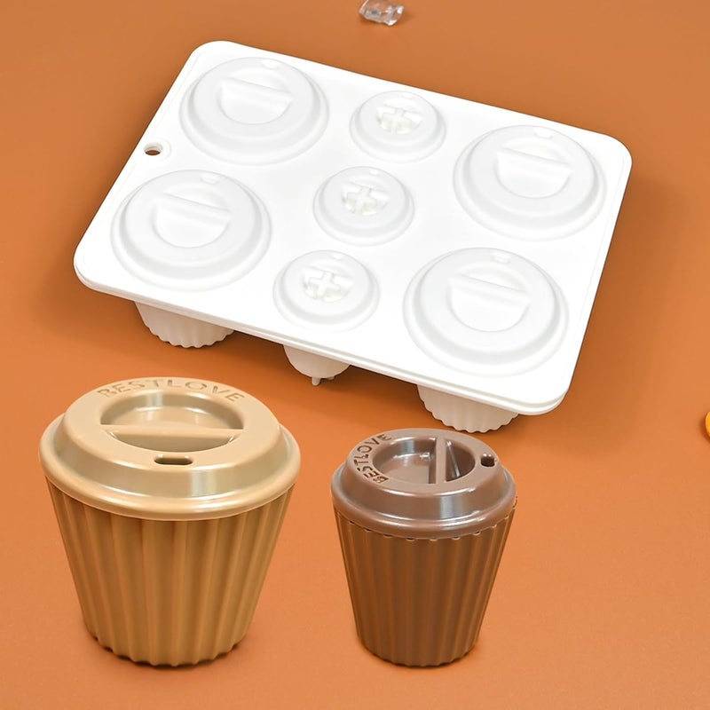 mostsom Cylinder Cup Shape Mousse Cake Mold For Making Chocolate Muffin Ice Shot Glass Mould Kitchen Baking Tool (D_ Curve Cup) - Image 5