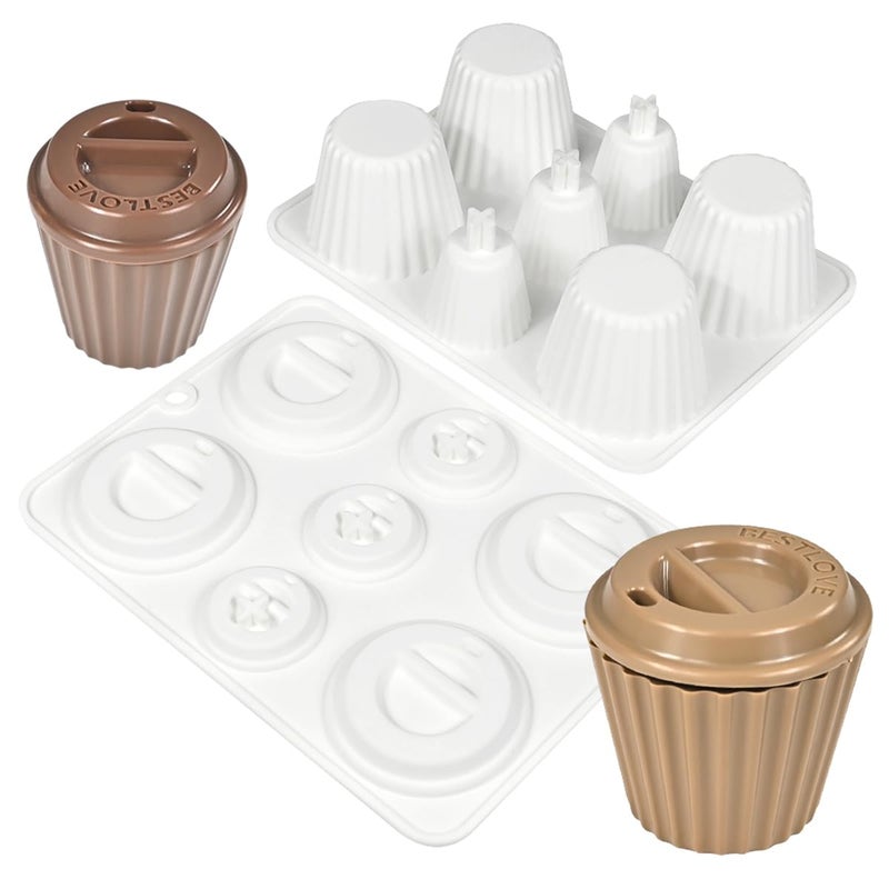 mostsom Cylinder Cup Shape Mousse Cake Mold For Making Chocolate Muffin Ice Shot Glass Mould Kitchen Baking Tool (D_ Curve Cup) - Image 3