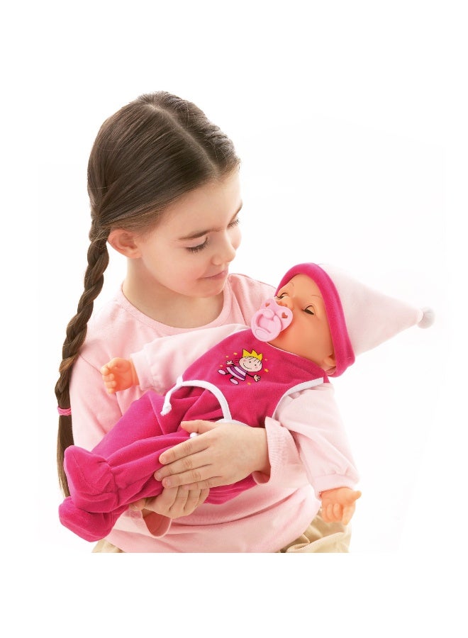 Bayer Design Hello Baby Multi Function Baby Doll, 8-10 - 18" (46cm) - Image 5