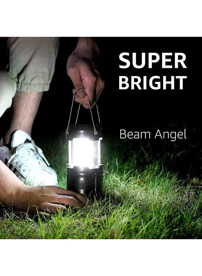 DEXO فانوس تخييم قابل للطي - 30 لمبة LED، مقاوم للماء، ضوء طوارئ خفيف الوزن، يعمل بالبطارية، قابل للطي للسفر - Image 5