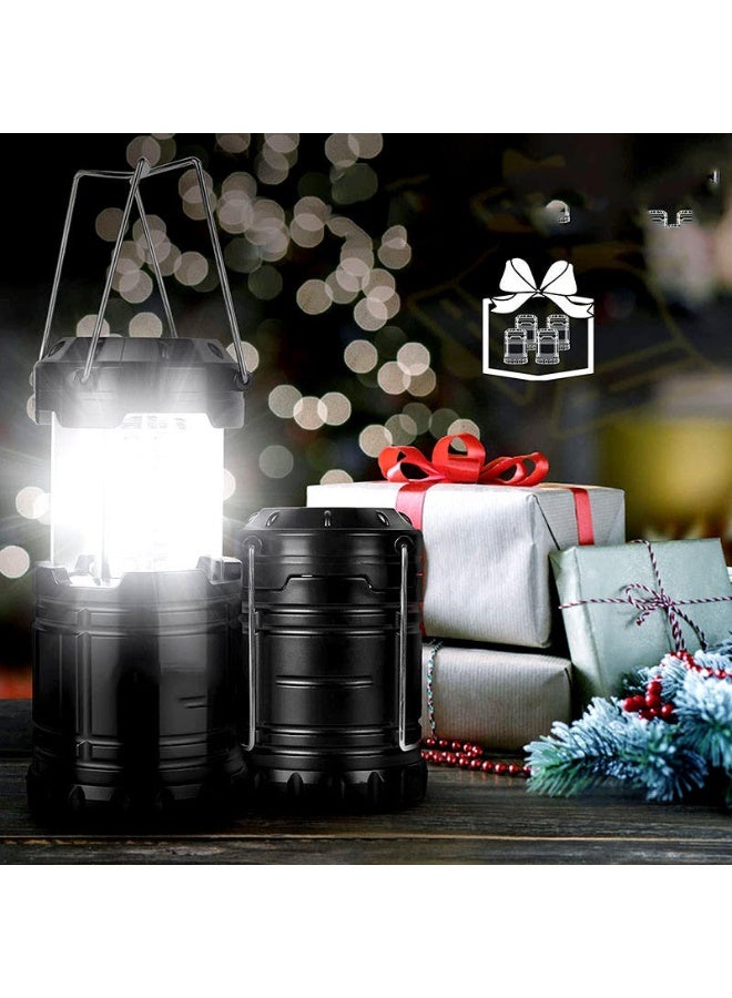 DEXO فانوس تخييم قابل للطي - 30 لمبة LED، مقاوم للماء، ضوء طوارئ خفيف الوزن، يعمل بالبطارية، قابل للطي للسفر - Image 4