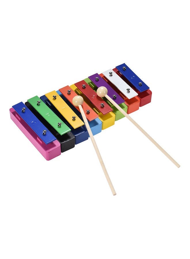 نيبمينينت 8 Note Glockenspiel Resonator Bells Set with 2 Mallets - Image 1