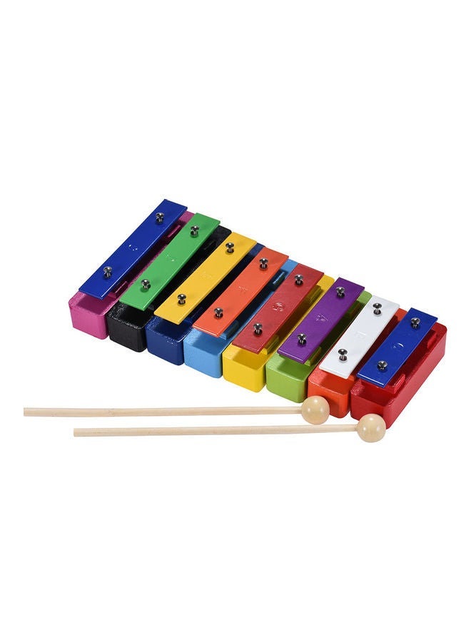 نيبمينينت 8 Note Glockenspiel Resonator Bells Set with 2 Mallets - Image 4