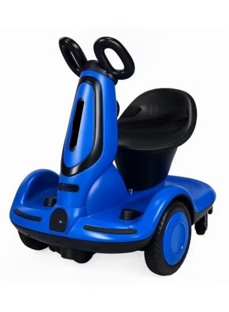Smart Electric Kids Scooter with Seat and LED Lights 4 Wheel Ride On for Ages 2 to 8 - Image 2