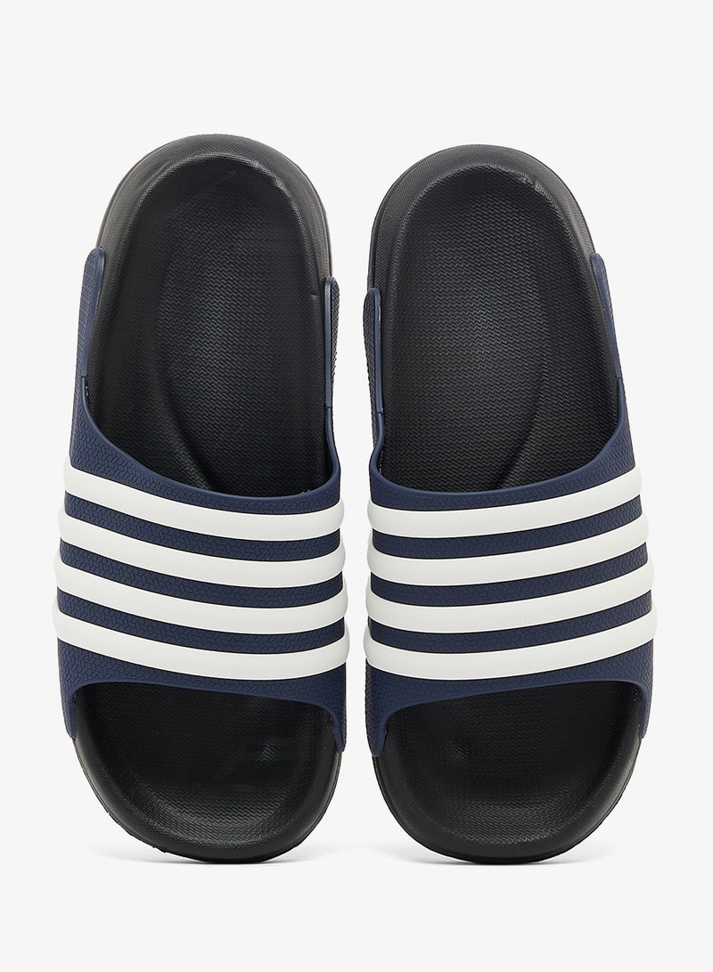 Seventy Five Casual Stripes Detail Slides - Image 4