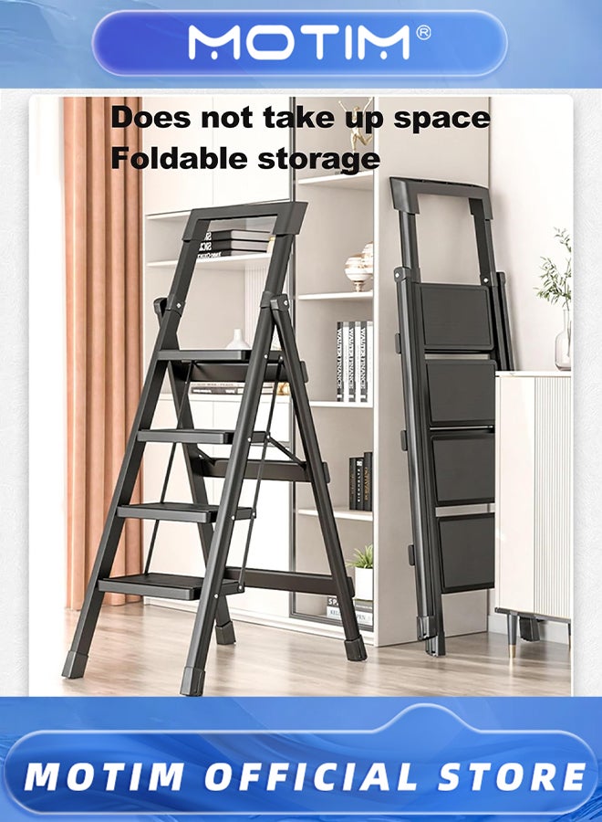 Motim 5 Step Ladder with tool bench Household Folding ladder Carbon Steel Portable Ladder for Home Use - Image 5
