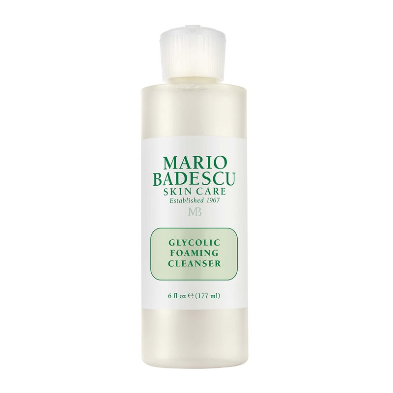 Mario Badescu Glycolic Foaming Cleanser for All Skin Types| Exfoliating Face Wash with Glycolic Acid & Aloe Vera| Visibly Evens Skin Tone & Texture | 6 Fl Oz (Pack of 1) - Image 1