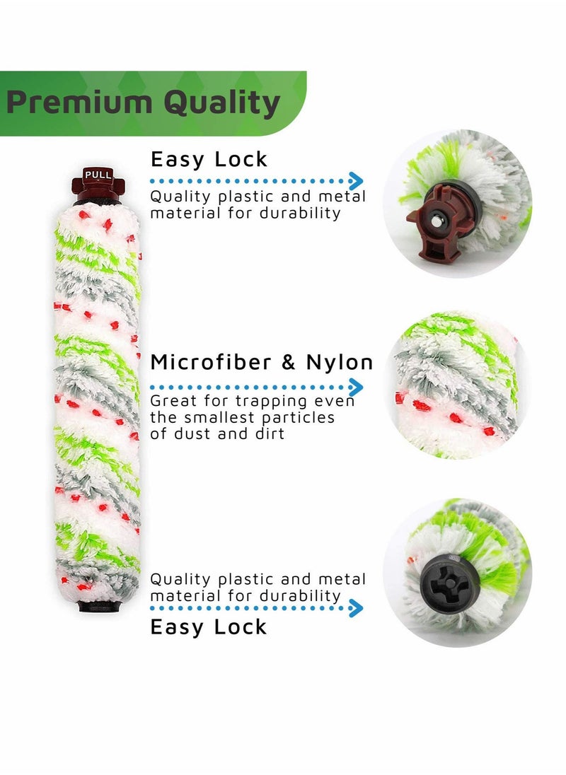 SYOSI - Replacements Part for All in One Wet Dry Vacuum PET PRO and Cordless Accessories (2 Multi-Surface Pet Brush Rolls+2 Filters) - Image 1
