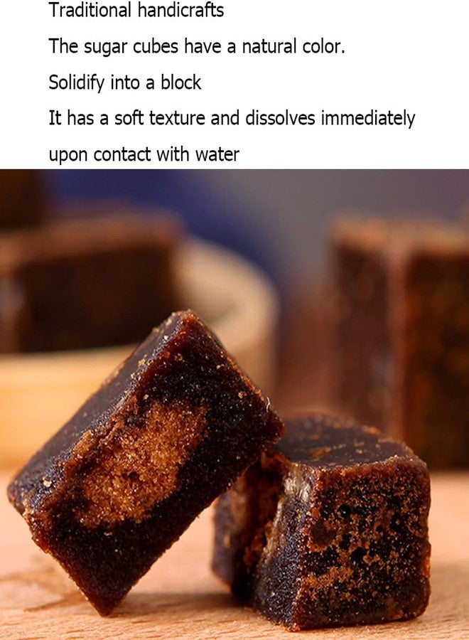MIHUNTANG Black sugar 250g handmade ancient brown sugar menstrual old brown sugar block 老红糖250g - Image 2