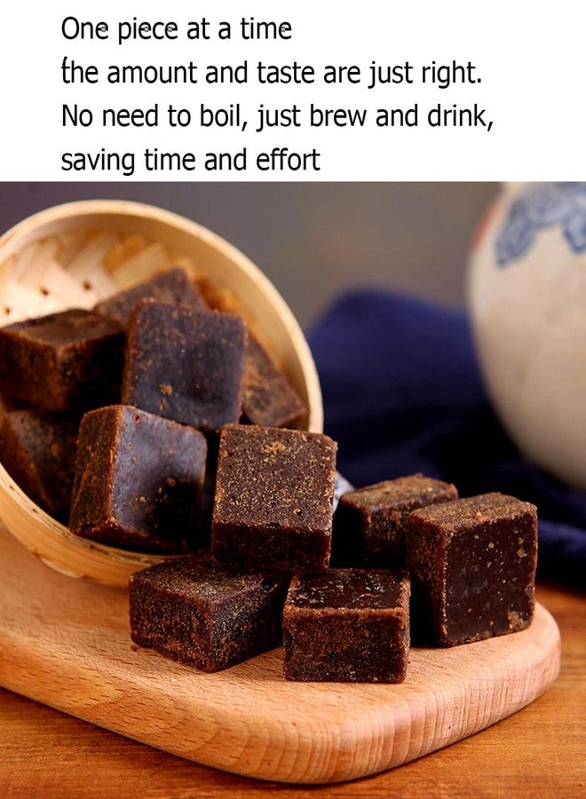MIHUNTANG Black sugar 250g handmade ancient brown sugar menstrual old brown sugar block 老红糖250g - Image 3