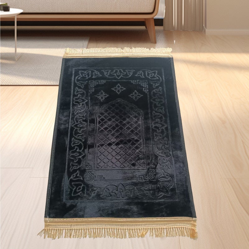 Persian Raschel Fleece Mat Soft Embossed Home Decorative Carpet - Image 1
