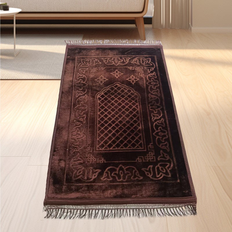 Persian Raschel Fleece Mat Soft Embossed Home Decorative Carpet - Image 3