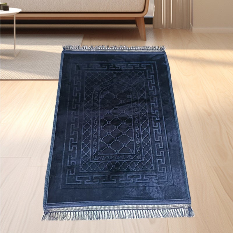 Persian Raschel Fleece Mat Soft Embossed Home Decorative Carpet - Image 4