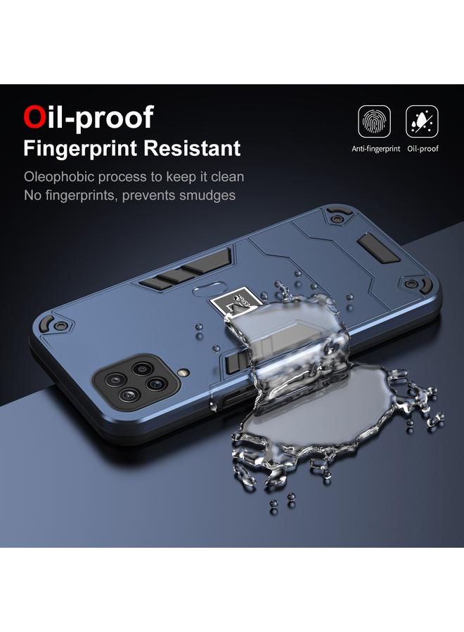 S-TOP Case For Samsung Galaxy A12 2 in 1 Shockproof Phone Case - Image 4