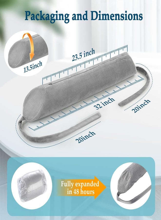 KAVIL Lower Back Support While Sleeping Lumbar Support Pillow for Bed Scoliosis Sciatica Pain Relief Pillow for Recliner Office Chair Lower Lumbar Roll Adjustable Night Sleep Cushion to Back Rest - Image 2