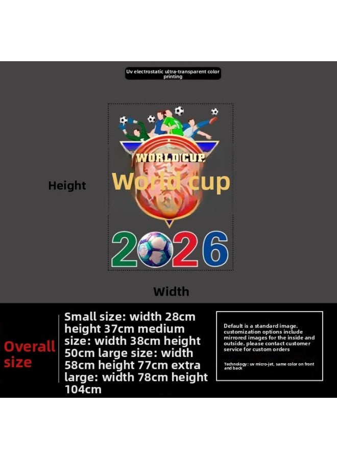 2026 World Cup Theme Scene Decoration Atmosphere Setup –Specifications:Large size Color Category:UV6621A - Image 1
