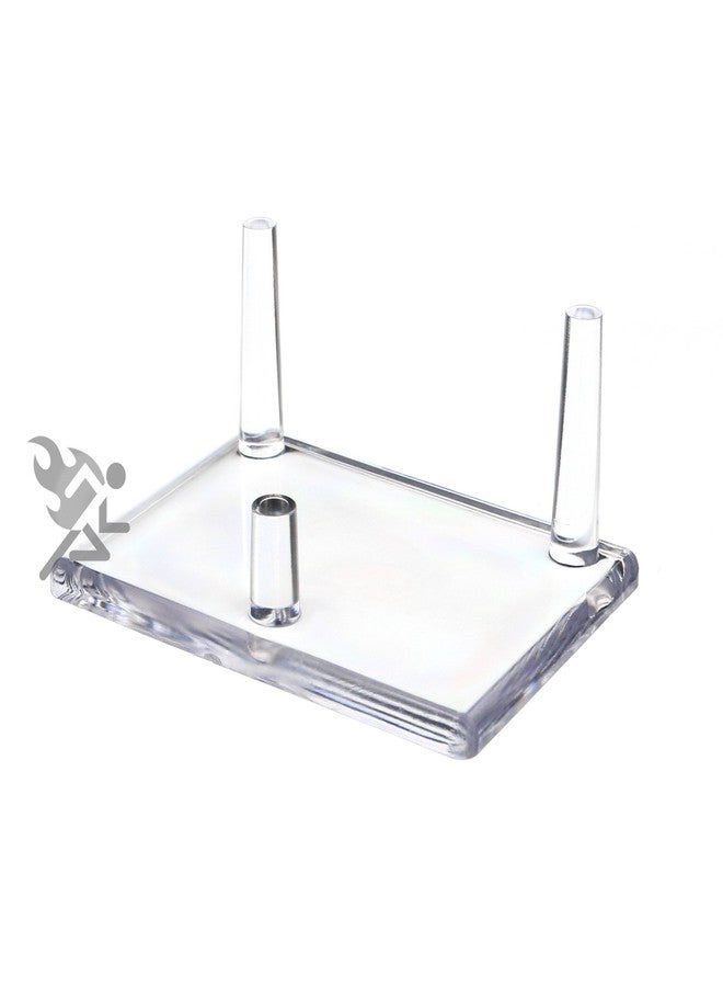 حامل عرض أكريليك ثلاثي الأوتاد من OnFireGuy مقاس 3.4 بوصة للأحافير والمعادن والصخور والجيود، عبوة من 3 قطع - Image 1