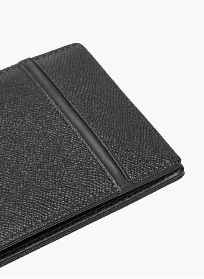 ال بي ال من شو اكسبرس Men's Textured Bi-Fold Wallet