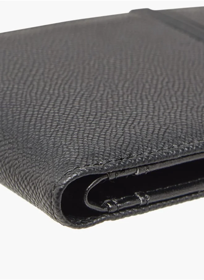 ال بي ال من شو اكسبرس Men's Textured Bi-Fold Wallet