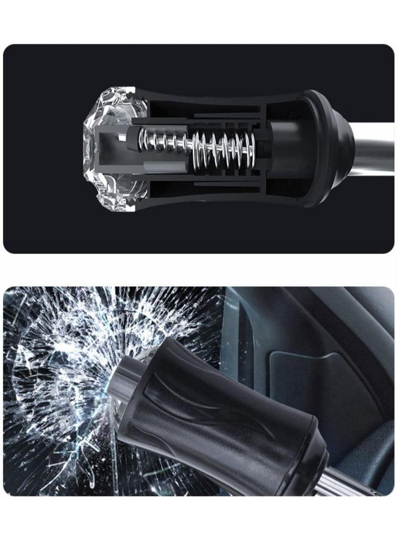 Car Windshield Sun Shade Umbrella with Car Safety Hammer,Bendable Shaft,UV Rays and Heat Sun Visor Protector, Foldable Front Window Sunshade (Extra large (150cm x 85cm)) - Image 4