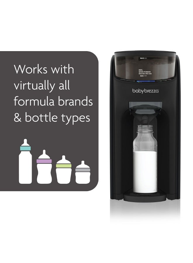 Baby Brezza آلة توزيع الحليب الاصطناعي المتقدمة من بيبي بريزا - تخلط زجاجة الحليب الدافئ تلقائيًا على الفور - سهلة الاستخدام مع خلط المسحوق تلقائيًا، باللون الأسود - Image 4