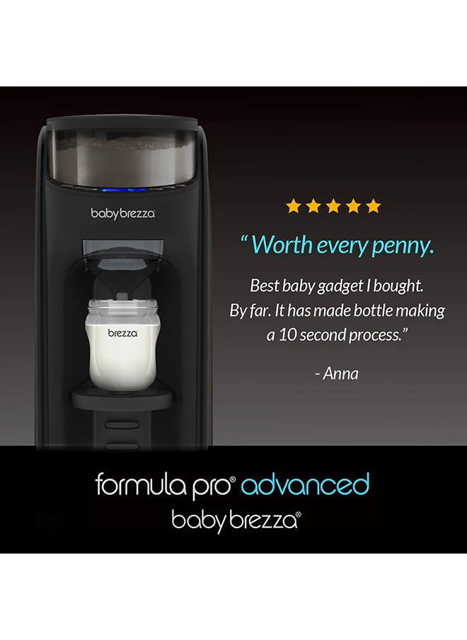Baby Brezza - Premium New And Improved Formula Pro Advanced Formula Dispenser Machine - Automatically Mix A Warm Formula Bottle Instantly - Easily Make Bottle With Automatic Powder Blending, Black - Image 1
