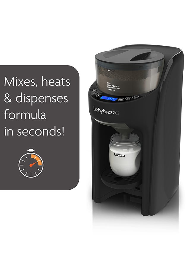 Baby Brezza - Premium New And Improved Formula Pro Advanced Formula Dispenser Machine - Automatically Mix A Warm Formula Bottle Instantly - Easily Make Bottle With Automatic Powder Blending, Black - Image 1