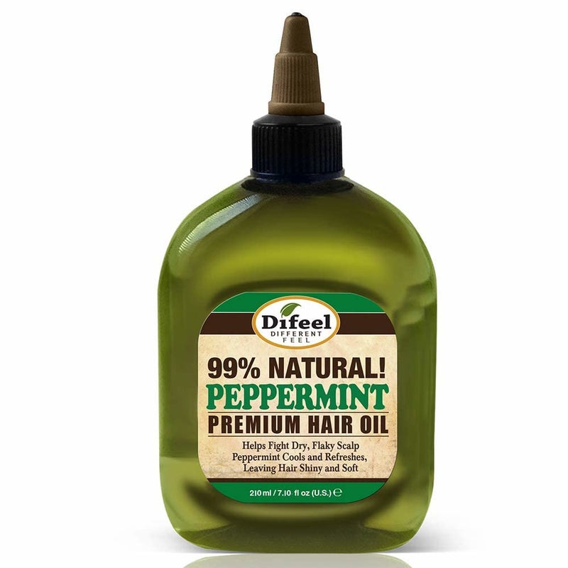 difeel Difeel Premium Natural Hair Oil  Peppermint Oil 71 Ounce  For Dry  Flaky Scalp Cools  Refreshes Hair Leaves Hair Shiny  Soft Provides Immediate  Long Lasting Benefits For Hair