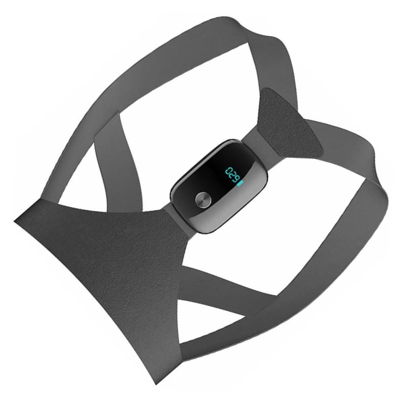 Electronic Hunchback Posture Corrector Back Brace With Vibration Reminder And Adjustable Sitting Support Belt For Adults Black - Image 2