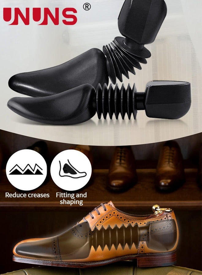 UNUNS 4 Pairs Shoe Stretcher,2 Sizes telescopic Shoe Expander,Widener Shoe Tree Extender for Women Men,Black - Image 3