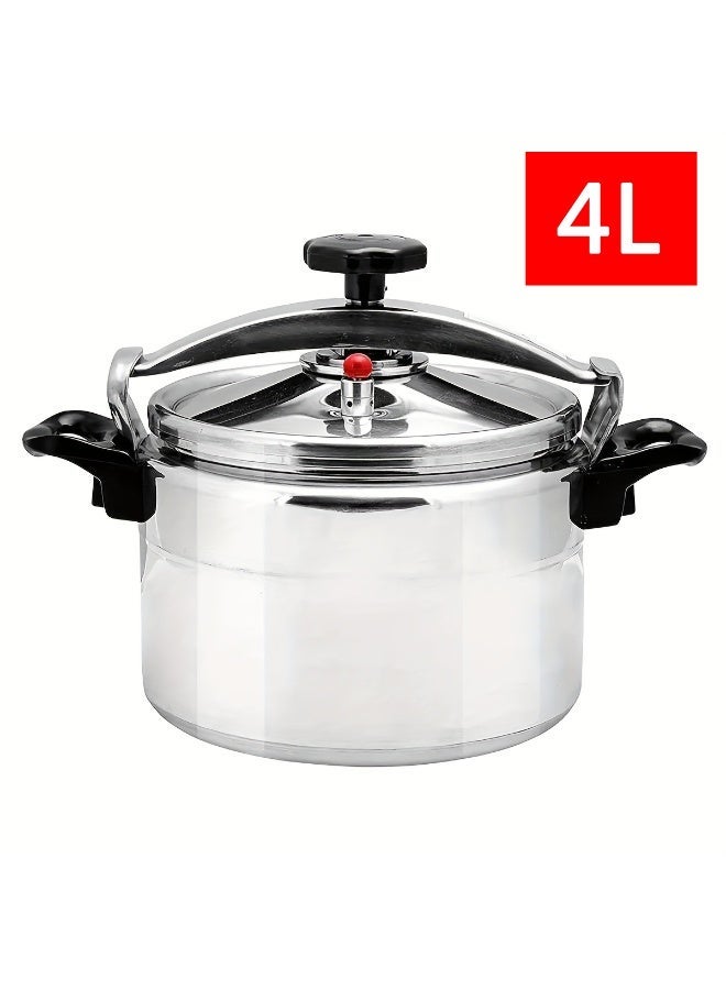 4L  Capacity Heavy-Duty Aluminum Pressure Cooker - Image 1