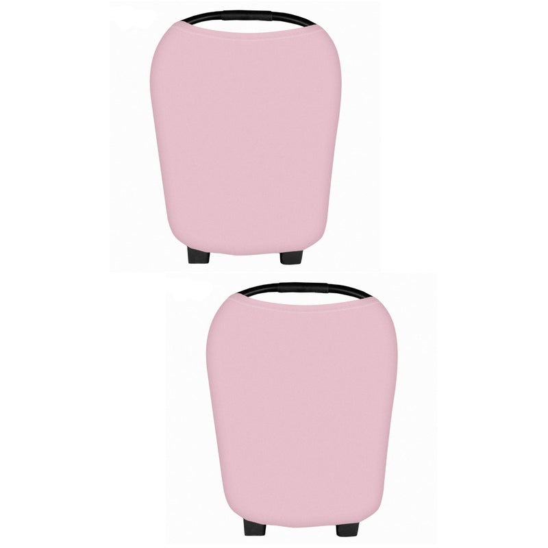 2pcs Baby Canopy Nursing Breastfeeding Cover Scarf Shopping Cart Stroller Covers for Girls and Boys (Light ) - Image 1