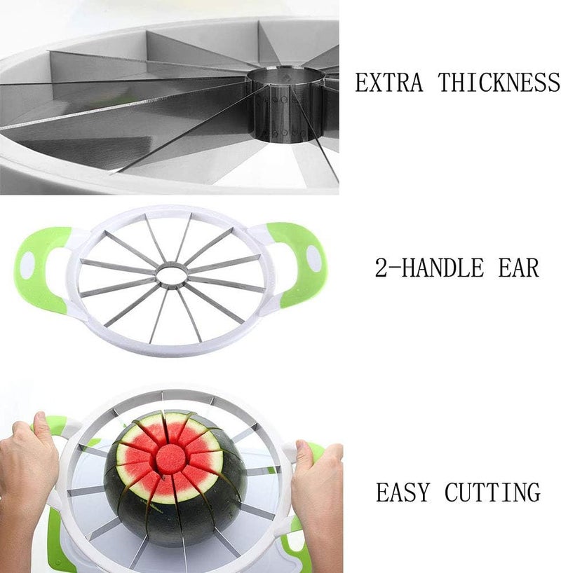 ZaH Melon Slicer Multifunctional Handheld Round Divider Watermelon Cutter Fruits Cutting Slicing Kitchen Tools - Image 3
