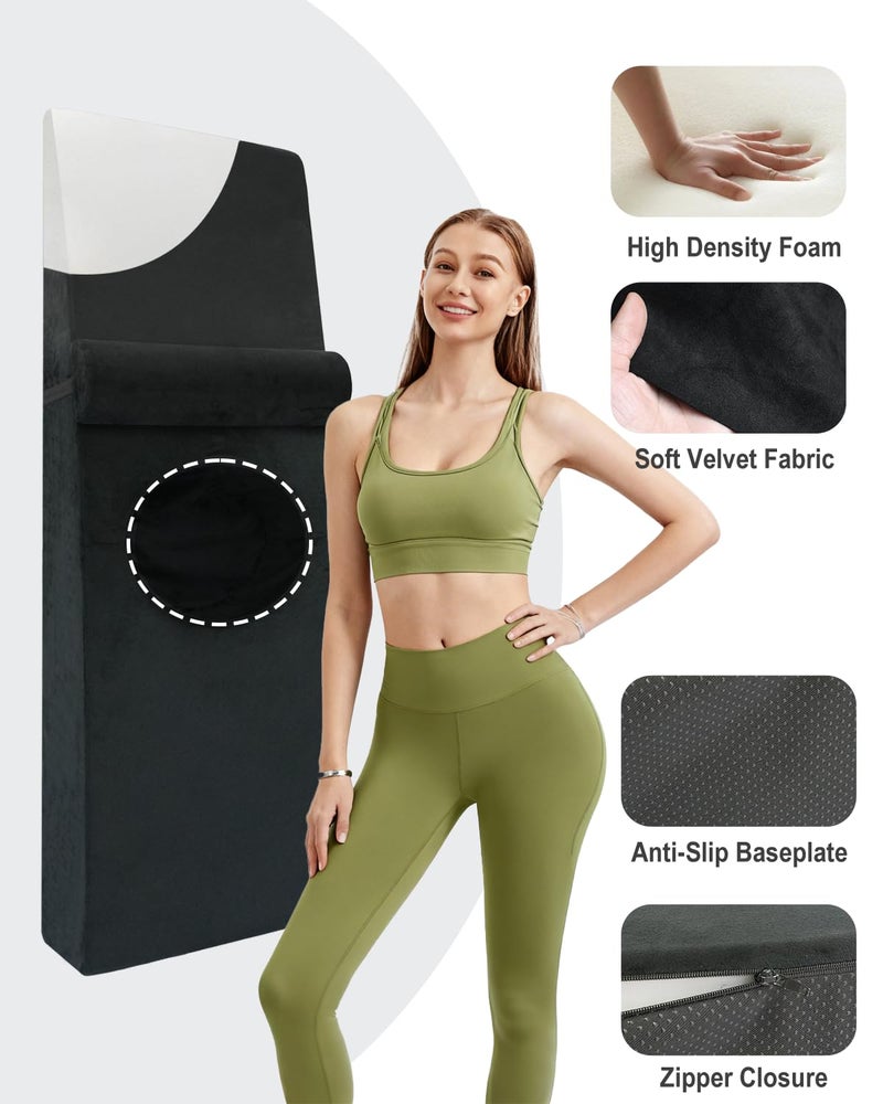 Kamellia BBL Bed After Surgery for Sleeping - High Density Foam Mattress with Hole & Brazilian Butt Lift Recovery Pillow with Removable Cover - 67.1x22x6.4 in - Image 2