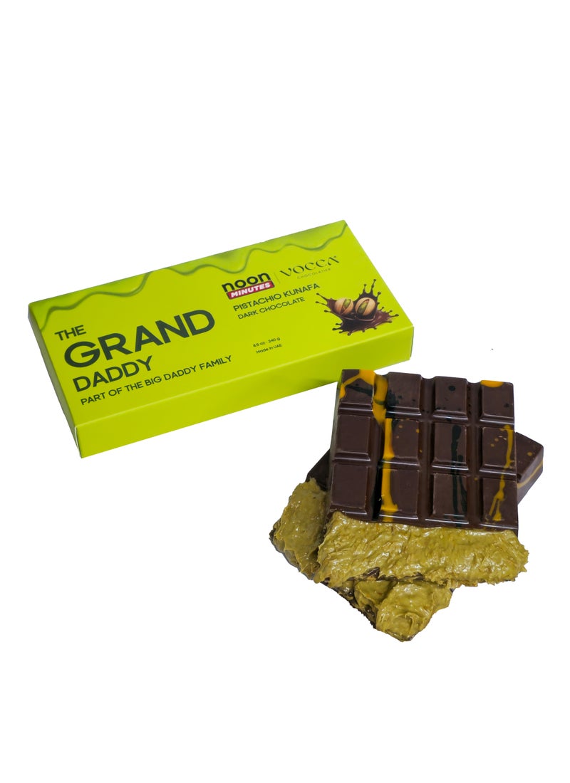 The Big Daddy Pistachio Kunafa In Dark Chocolate Bar - Image 2