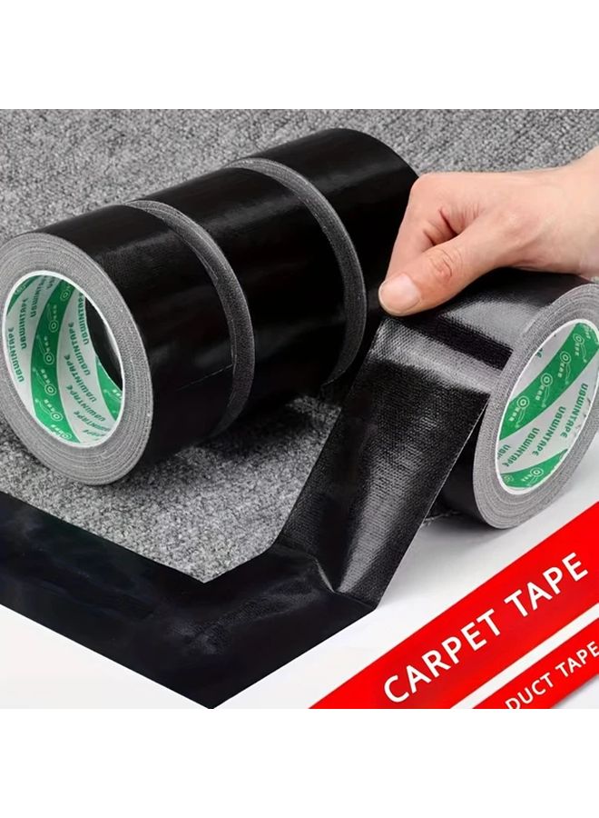 6 Pack Heavy Duty Duct Tape Black 1.89 Inch x 354.33 Inch Strong Waterproof - Image 2