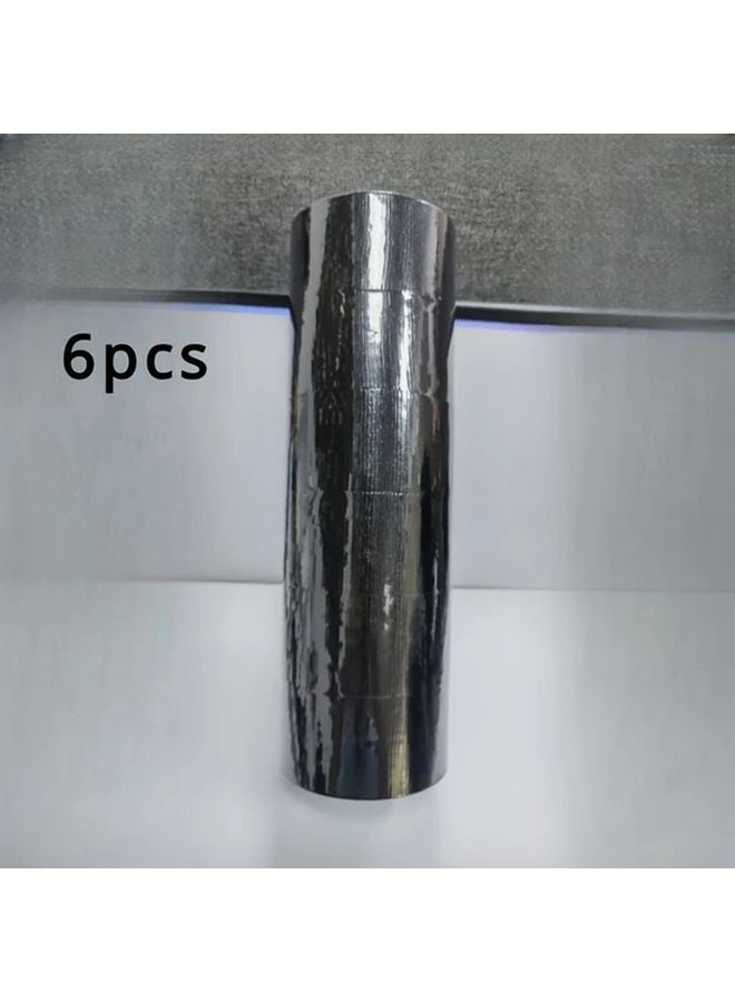 6 Pack Heavy Duty Duct Tape Black 1.89 Inch x 354.33 Inch Strong Waterproof - Image 1