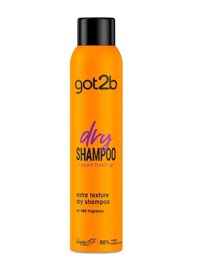 Schwarzkopf GOT2B Fresh It Up Dry Shampoo Lush Floral 200ml - Image 1