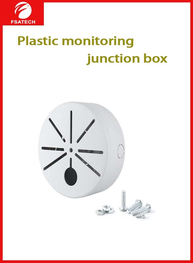 FSATECH صندوق وصلات المراقبة 135*135*53 مم، بلاستيك، صندوق وصلات طرفية مختوم من شركة GE الهندسية، قطعة واحدة، أبيض - Image 4