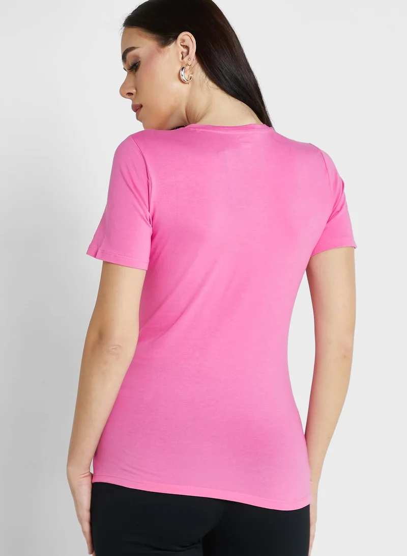 Marks & Spencer Cotton Rich Slim Fit T-Shirt