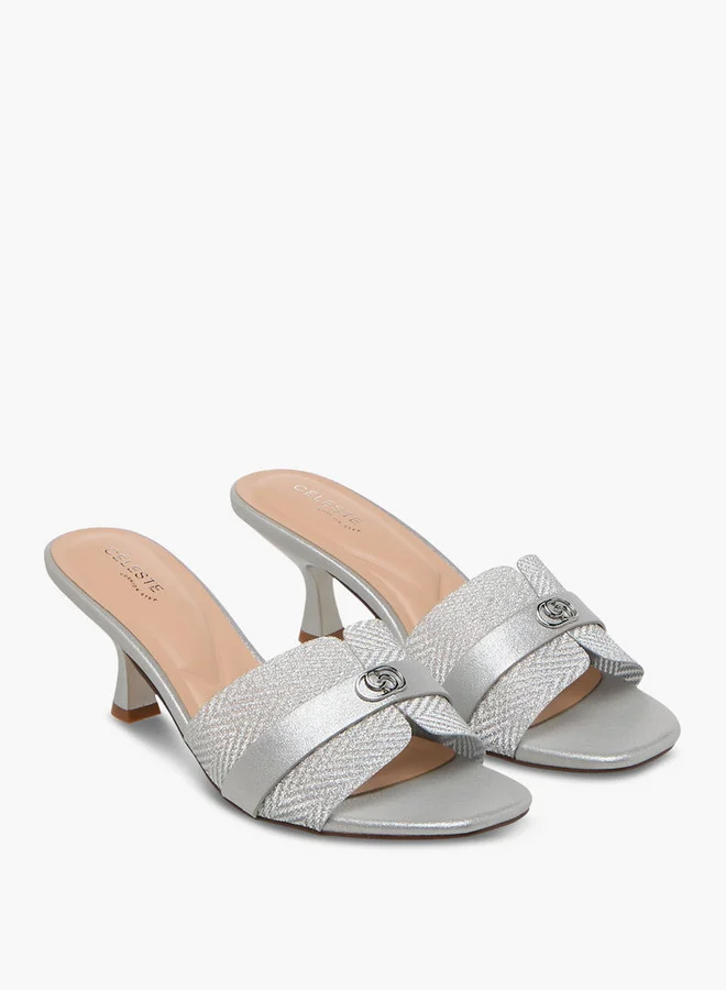 Celeste Women Kitten Heel Sandals Ramadan Collection