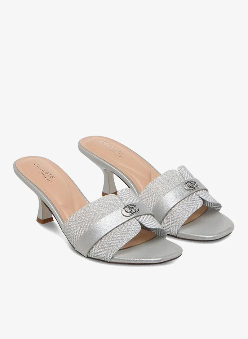 سيليست صنادل بكعب قطة للنساء تشكيلة رمضان