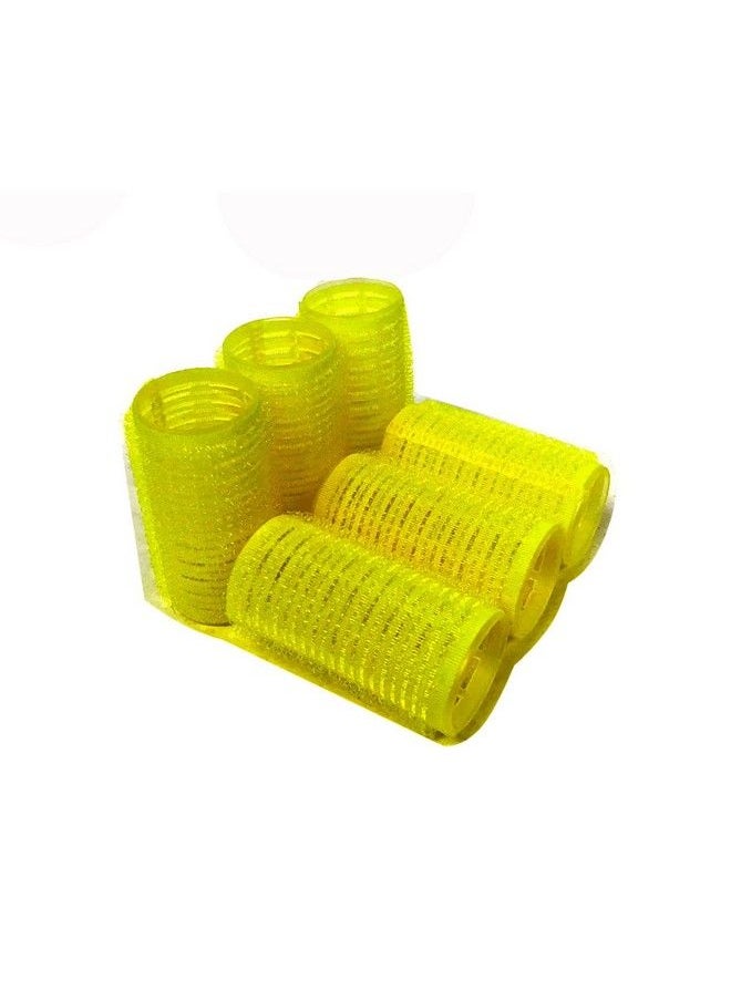 THE UM24 - Self Hair Grip Velcro Curlers Rollers Pro Salon Hairdressing (Medium) - Image 1