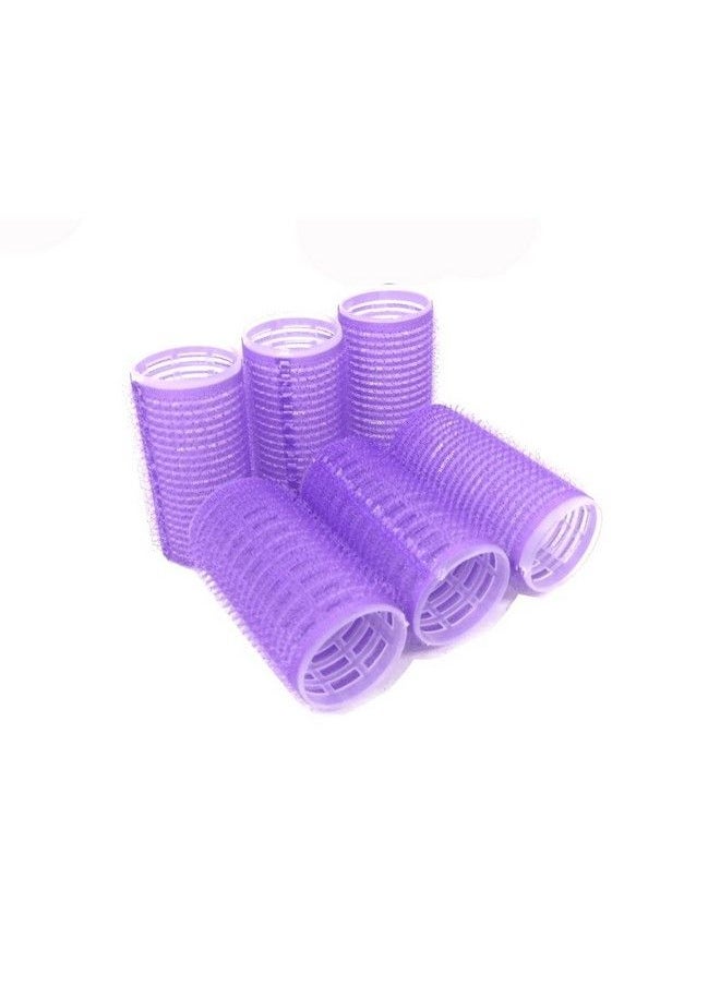 THE UM24 - Self Hair Grip Velcro Curlers Rollers Pro Salon Hairdressing (Medium) - Image 1
