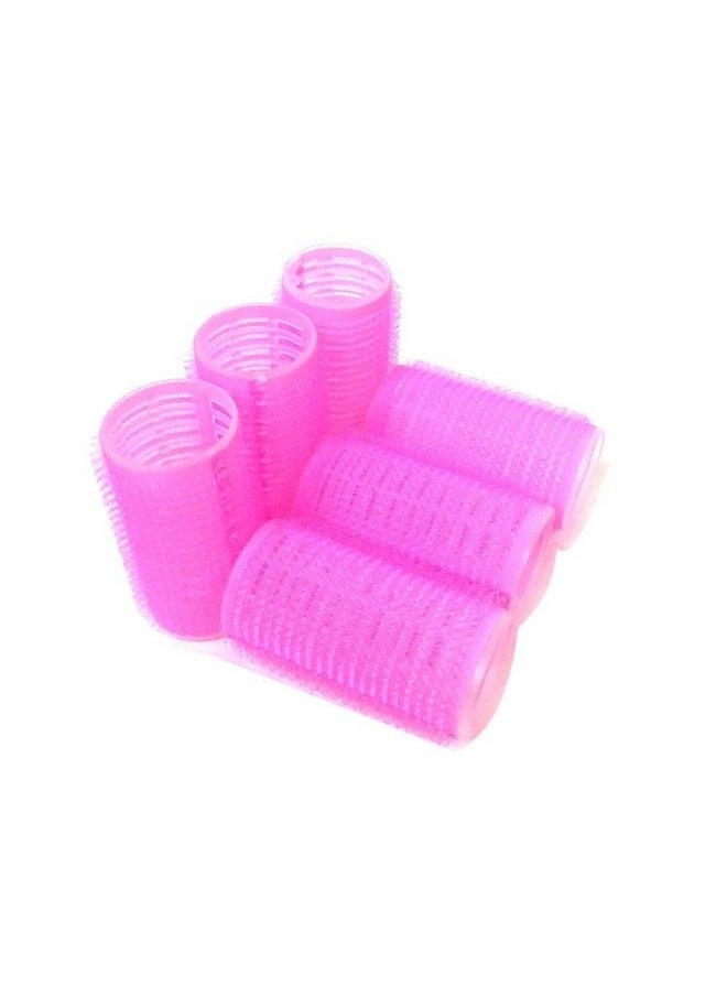 THE UM24 - Self Hair Grip Velcro Curlers Rollers Pro Salon Hairdressing (Medium) - Image 1