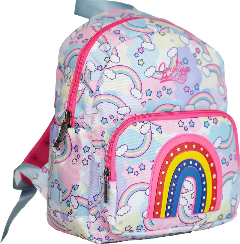 كامبريدج بولو كلوب Rainbow Girls Kindergarten Bag with Front Pocket
