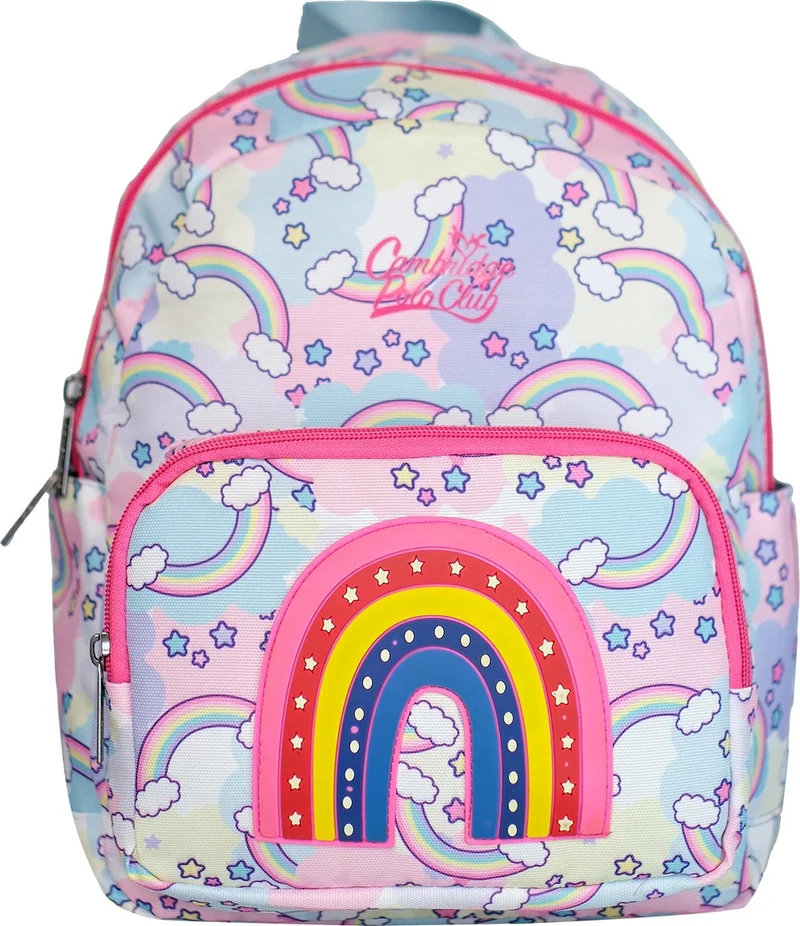 كامبريدج بولو كلوب Rainbow Girls Kindergarten Bag with Front Pocket