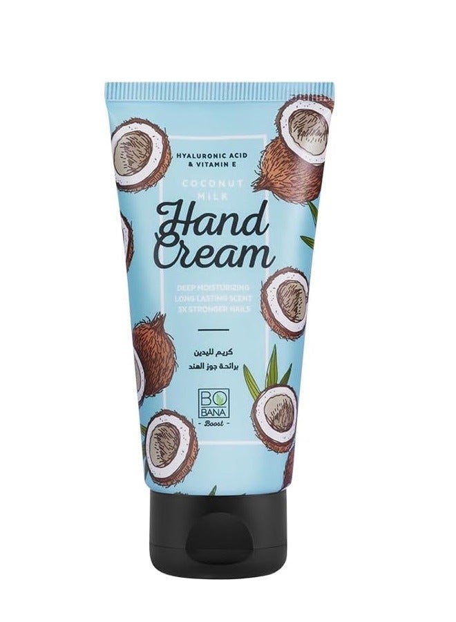 BOBANA Coconut Milk Hand Cream with Hyaluronic Acid & Vitamin E 50ml 